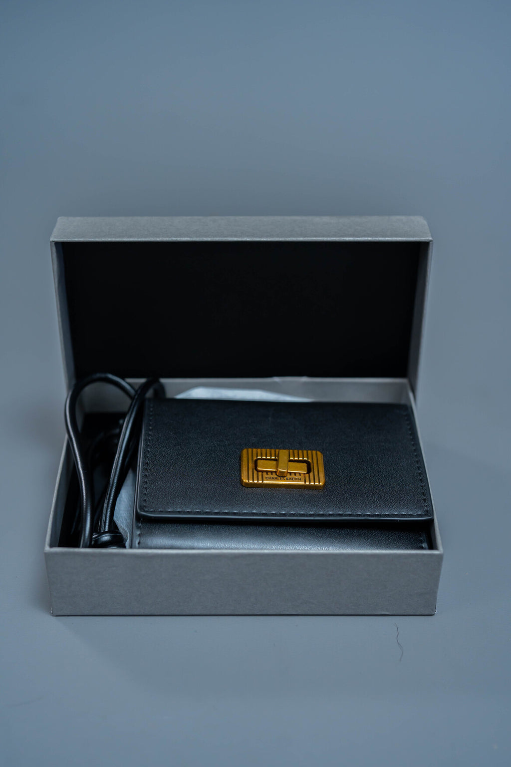 Edna Turn Lock Strap Wallet