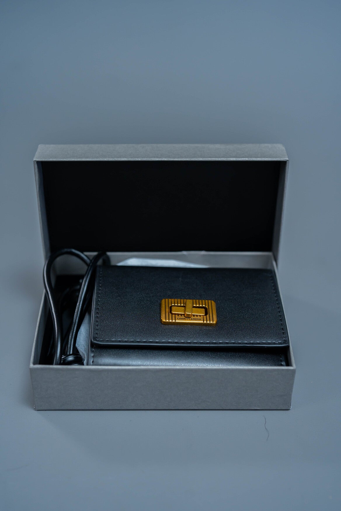 Edna Turn Lock Strap Wallet