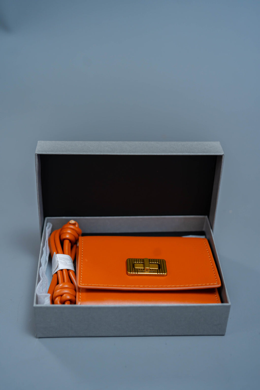 Edna Turn Lock Strap Wallet