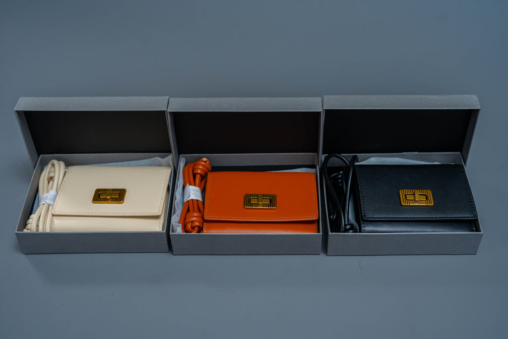 Edna Turn Lock Strap Wallet