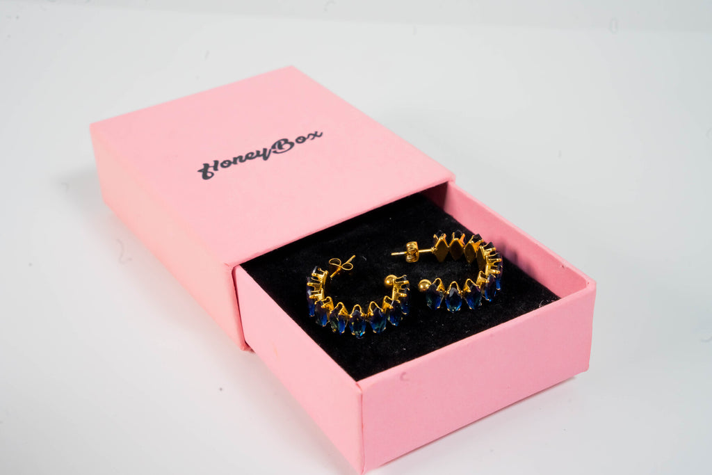Vera Crystal Hoops