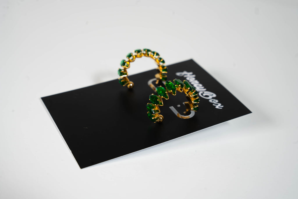 Vera Crystal Hoops
